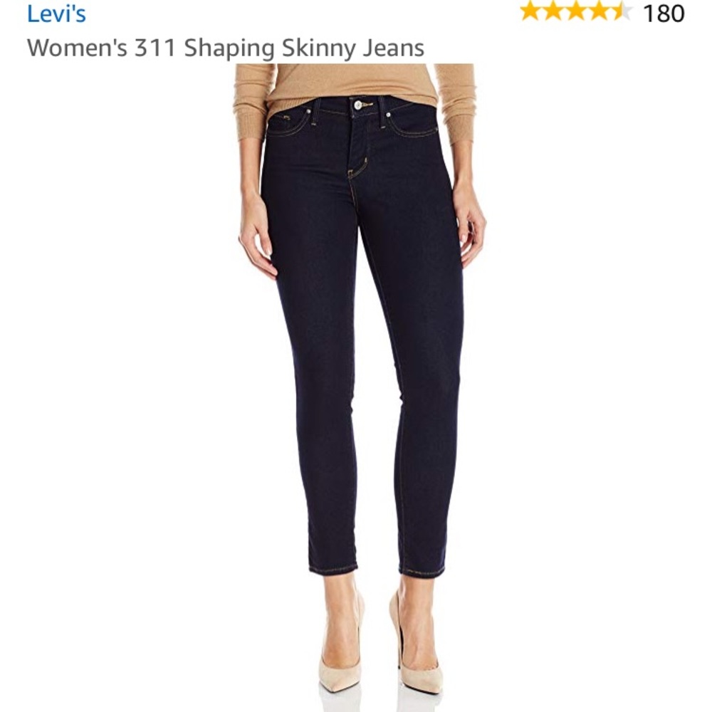 Dark Blue Levi’s 311 Shaping Skinny Jeans Size 14